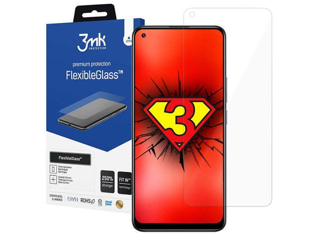 3mk Szkło hybrydowe ochronne Flexible Glass 7H do Realme 8