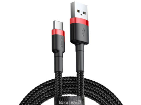 Baseus Kabel USB-C 2A 2M red black