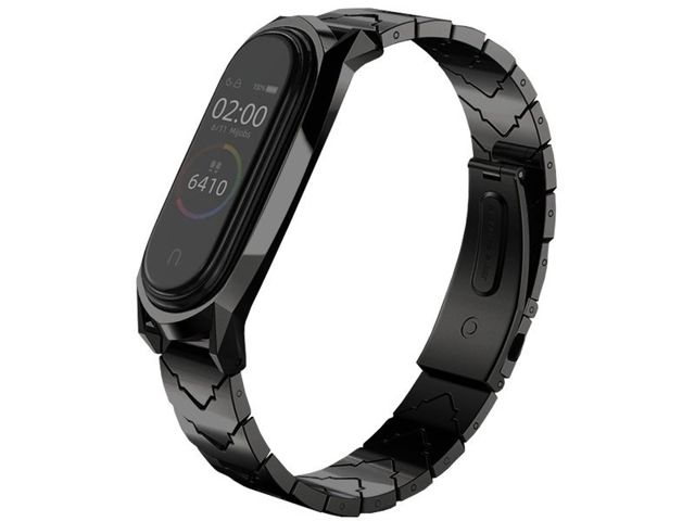 Bransoletka V-Style GT band Mijobs do Xiaomi Mi Band 3/4 czarna