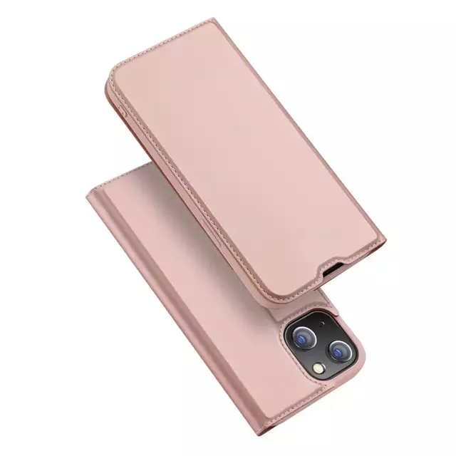 Dux Ducis Skin Pro kabura etui pokrowiec z klapką iPhone 13 mini różowy