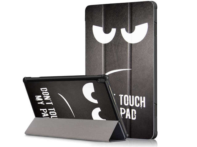 Etui Alogy Book Cover do Lenovo M10 TB-X505 F/L Don't Touch My Pad + Szkło