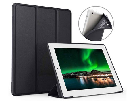 Etui Alogy Smart Case Apple iPad 2 3 4 Czarne + Szkło 