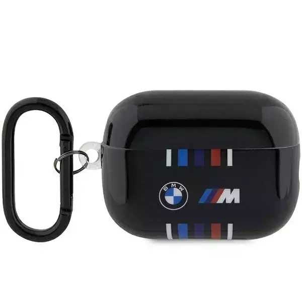 Etui BMW BMAP222SWTK do AirPods Pro 2 gen cover czarny/black Multiple Colored Lines