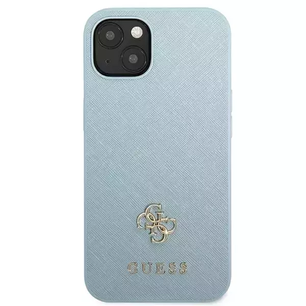 Etui Guess GUHCP13SPS4MB do iPhone 13 mini 5,4" hardcase Saffiano 4G Small Metal Logo