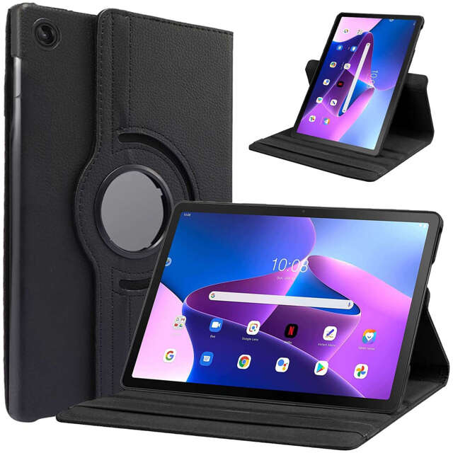 Etui do Lenovo Tab M10 Plus 10.6 2022 3gen 3 gen TB128XU TB125FU Case obrotowe 360 Alogy Czarne