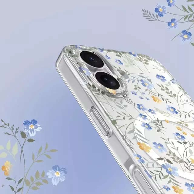 Etui do iPhone 16e Tech-Protect FlexAir MagSafe Spring Flowers