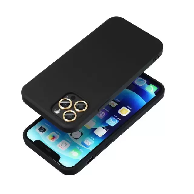 Etui futerał SILICONE do Apple iPhone 15 Pro czarny