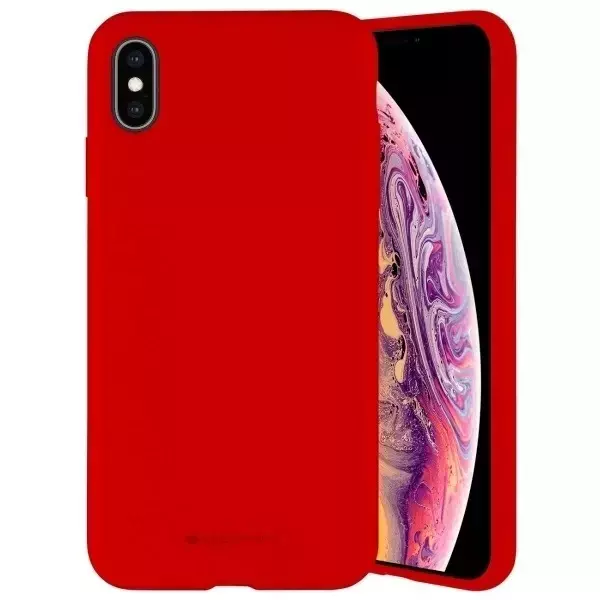 Etui na telefon Mercury Silicone do iPhone 14 Pro Max czerwony/red