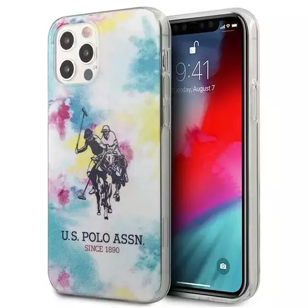 Etui na telefon US Polo Tie & Dye Collection iPhone 12/12 Pro 6,1" multicolor