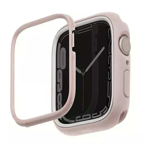 Etui ochronne UNIQ Moduo do Apple Watch Series 4/5/6/7/8/SE 40/41mm różowy-biały/blush-white