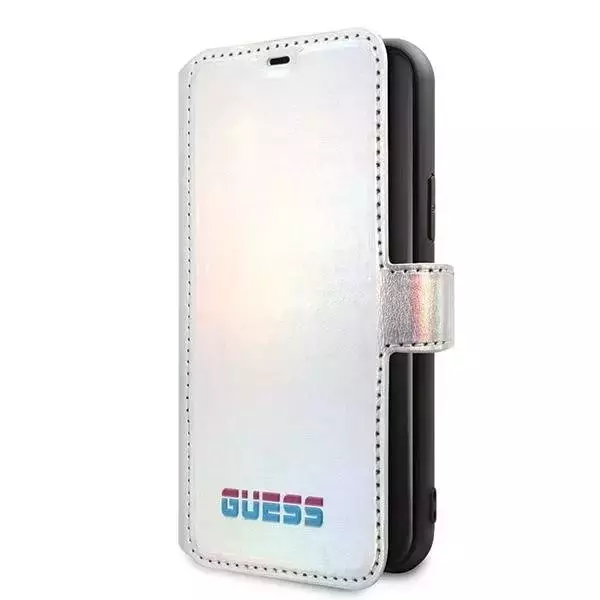 Guess GUFLBKN65BLD iPhone 11 Pro Max srebrny/silver book Iridescent