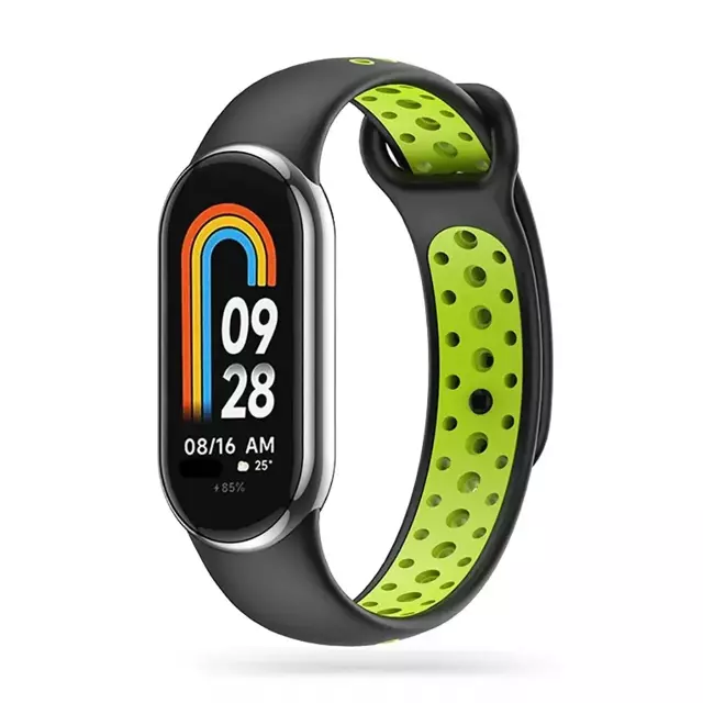 Pasek Softband do Xiaomi Smart Band 8 / 8 NFC Black/Lime