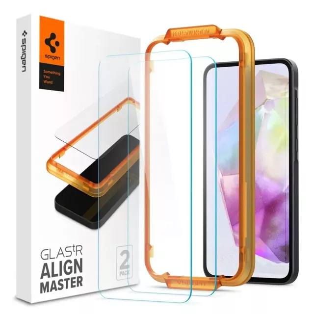 Szkło hartowane Spigen Alm Glas.tR 2-pack do Samsung Galaxy A35 5G Clear