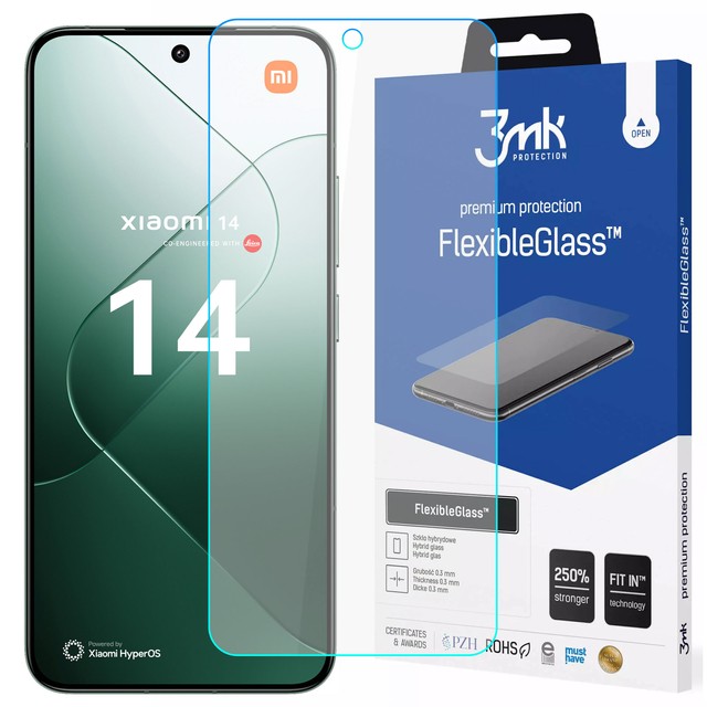 Szkło hybrydowe do Xiaomi 14 3mk FlexibleGlass ochronne na ekran Glass 7h