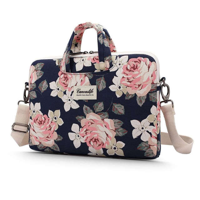 Torba Canvaslife BriefCase na Laptop Macbook 15-16 Navy Rose