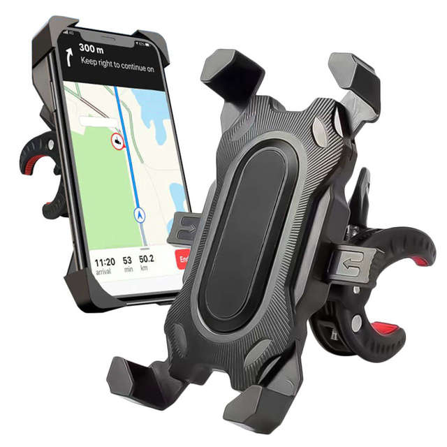 Uchwyt rowerowy Alogy One Touch Bike Holder do telefonu 4.7-7" na kierownicę na rower motocykl hulajnogę