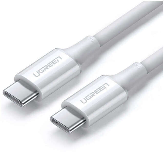 Ugreen kabel USB Typ C - USB Typ C PD 100W 5A 2m biały (US300)