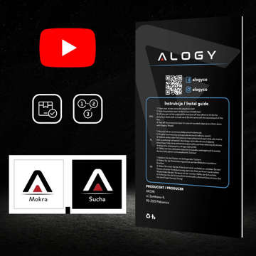 2x Folia Hydrożelowa Alogy Hydrogel Film ochronna powłoka na telefon do Realme GT Neo Flash