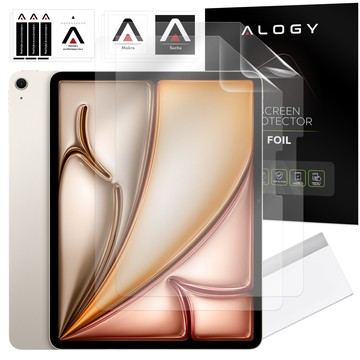 2x Folia matowa Alogy Matte Paper Screen Feel do Apple iPad Air 6 13" 2024 / iPad Pro 13" 2024