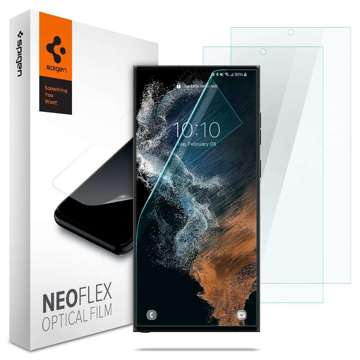 2x Pełna Folia Hydrożelowa Spigen Neo Flex do Samsung Galaxy S22 Ultra