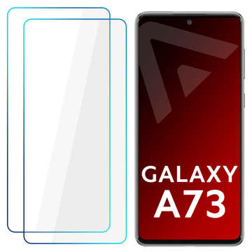 2x Szkło hartowane 9H Alogy ochrona na ekran do Samsung Galaxy A73