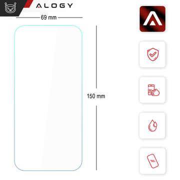 2x Szkło hartowane 9H do Samsung Galaxy S23 FE na ekran telefonu Alogy Screen Protector PRO+ [2szt.]