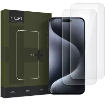 2x Szkło hartowane Hofi 9H Glass Pro+ do iPhone 16 Pro Max Clear