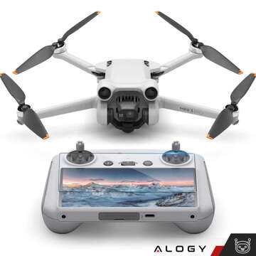 2x Szkło hartowane do DJI RC / DJI RC 2 - DJI Mini 4 Pro / Air 3 na ekran drona Alogy Screen Protector PRO+