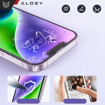 2x Szkło hartowane do Samsung Galaxy S24 Ultra ochronne szkiełko na ekran 9H Alogy Pro+