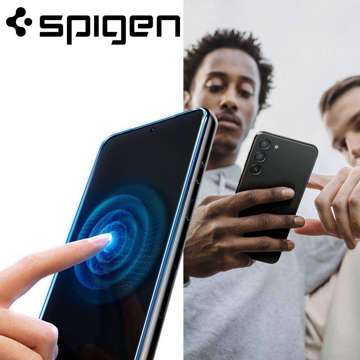 2x Szkło hartowane na ekran telefonu Spigen Glas.Tr EZ FIT do Galaxy S23+ Plus Clear