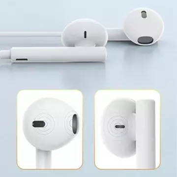 AWEI słuchawki stereo PC-1T USB-C biały/white