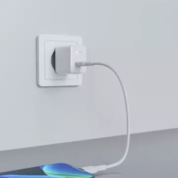 Acefast szybka ładowarka sieciowa USB Typ C 20W Power Delivery biały (A1 EU white)