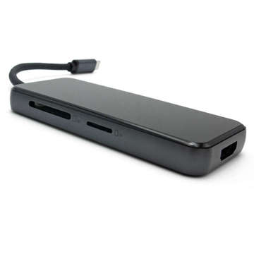 Adapter HUB 7w1 Alogy przejściówka HDMI, 3x USB 3.0 USB-C Type C SD/TF