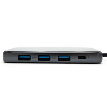 Adapter HUB 7w1 Alogy przejściówka HDMI, 3x USB 3.0 USB-C Type C SD/TF