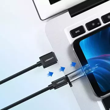 Adapter UGREEN przejściówka z USB Typ C na micro USB szary (50590)