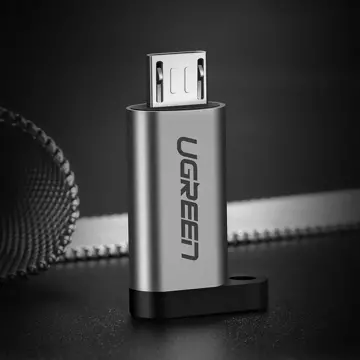 Adapter UGREEN przejściówka z USB Typ C na micro USB szary (50590)