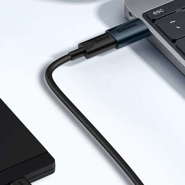 Adapter przejściówka Baseus Ingenuity OTG USB 3.1 do USB-C Typ C Czarny