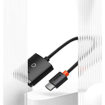 Adapter przejściówka Baseus Lite Series HDMI do VGA Audio jack konwerter