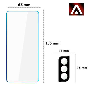 Alogy Glass Pack 3x Szkło hartowane na ekran 9h + 2x Szkło na obiektyw do Samsung Galaxy S21 Plus