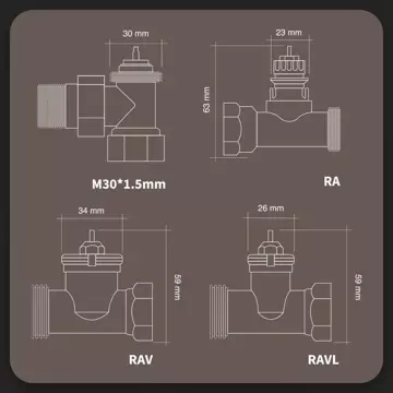 Aqara E1 Termostat Głowica do grzejnika Zigbee EU 