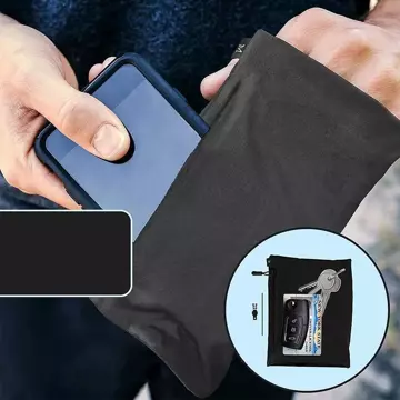 Armband do biegania | opaska na ramię na telefon L niebieska