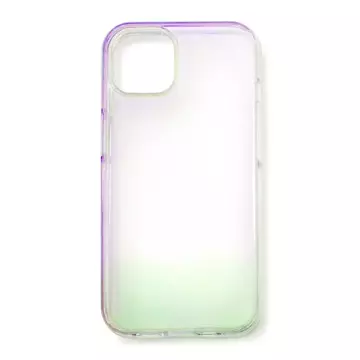 Aurora Case etui do iPhone 12 żelowy neonowy pokrowiec fioletowy