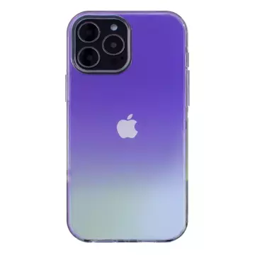 Aurora Case etui do iPhone 12 żelowy neonowy pokrowiec fioletowy