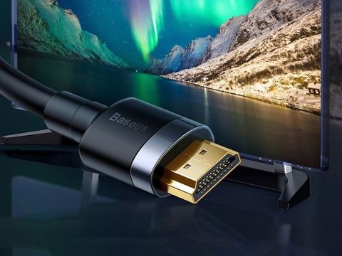 Baseus Cafule Kabel HDMI 2.0 4K FULL HD 3D 3m Czarno-szary