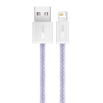 Baseus Dynamic 2 Series kabel USB-A - Lightning 2.4A 480Mb/s 2m fioletowy