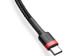 Baseus Kabel Cafule 2x USB-C QC 3A 2m PD red black