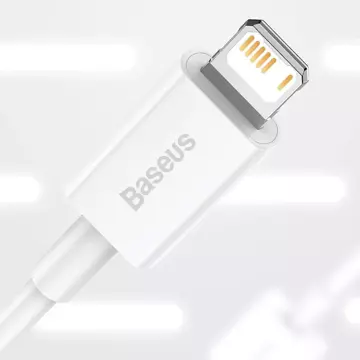 Baseus Superior kabel USB - Lightning 2,4A 0,25 m Biały (CALYS-02)