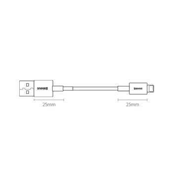 Baseus Superior kabel USB - Lightning 2,4A 2 m Biały (CALYS-C02)