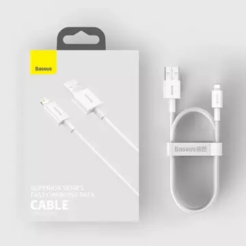 Baseus Superior kabel USB - Lightning 2,4A 2 m Biały (CALYS-C02)