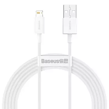 Baseus Superior kabel USB - Lightning 2,4A 2 m Biały (CALYS-C02)